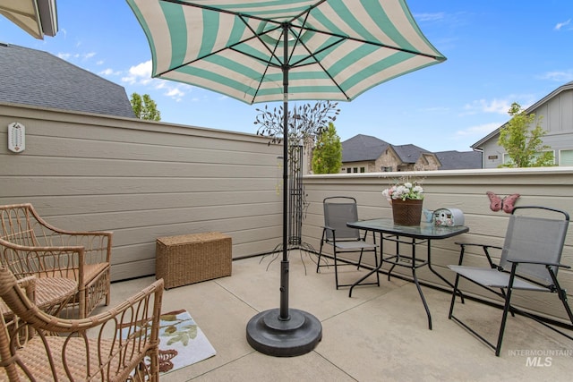 view of patio / terrace with outdoor dining space