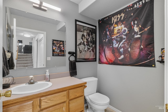 386 E Valleyview Ave, Genesee, ID 83832 - half bathroom with vanity and toilet