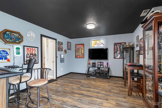 386 E Valleyview Ave, Genesee, ID 83832 - recreation room featuring baseboards and wood finished floors