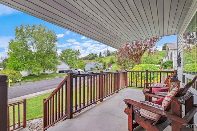 386 E Valleyview Ave, Genesee, ID 83832 - view of patio / terrace featuring a residential view