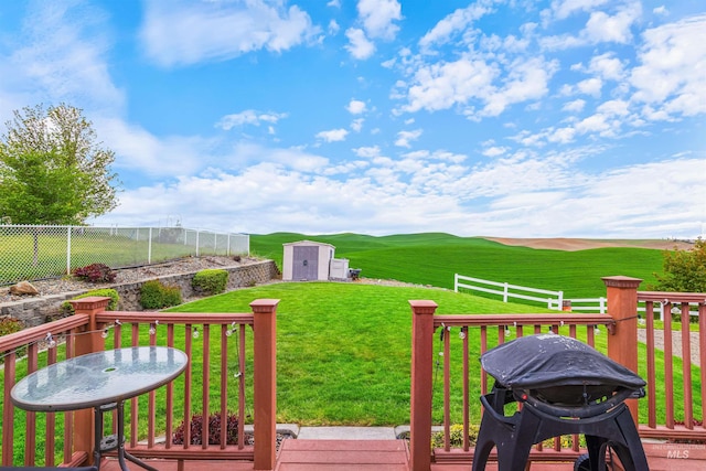 386 E Valleyview Ave, Genesee, ID 83832 - view of wooden deck