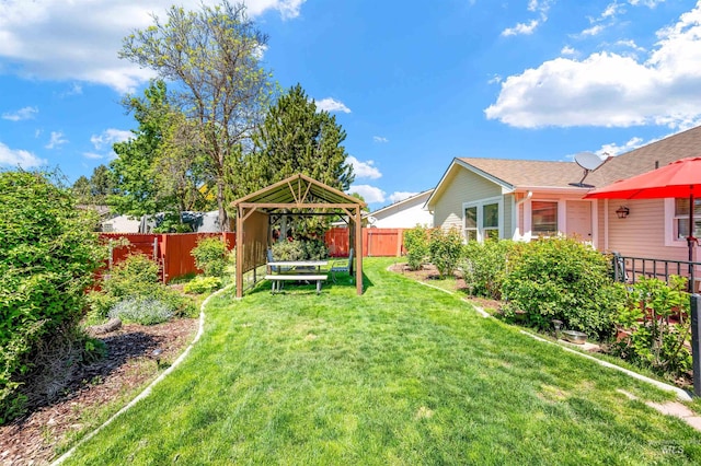 1177 N Lopez Ave, Eagle, ID 83616 - view of yard with a gazebo