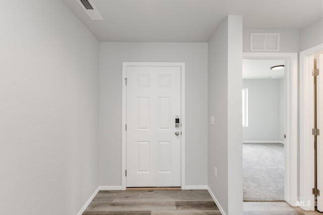 13729 Higley Ct, Caldwell, ID 83607 - foyer with light wood-type flooring and baseboards