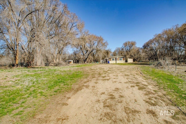 view of street with driveway