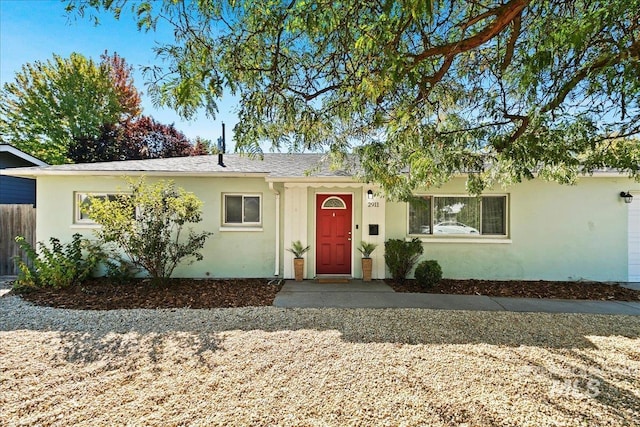 view of ranch-style home