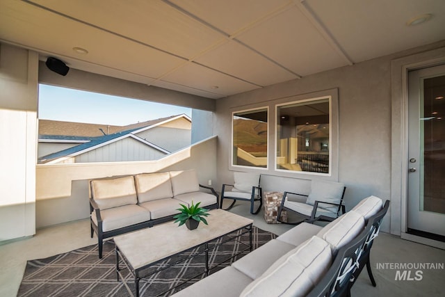 5946 E Barber Dr, Boise, ID 83716 - view of patio featuring an outdoor hangout area