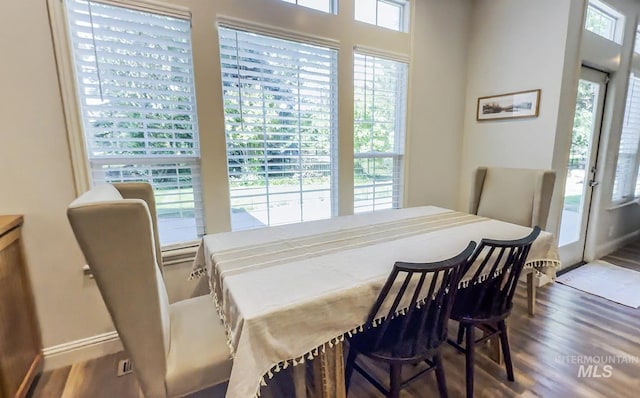 104 E Stonewater, Eagle, ID 83616 - dining area featuring wood finished floors and baseboards