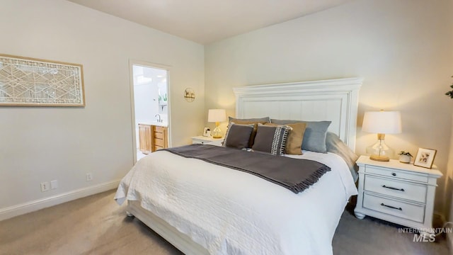 104 E Stonewater, Eagle, ID 83616 - bedroom featuring light carpet and ensuite bathroom