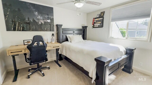 104 E Stonewater, Eagle, ID 83616 - bedroom with carpet flooring and ceiling fan