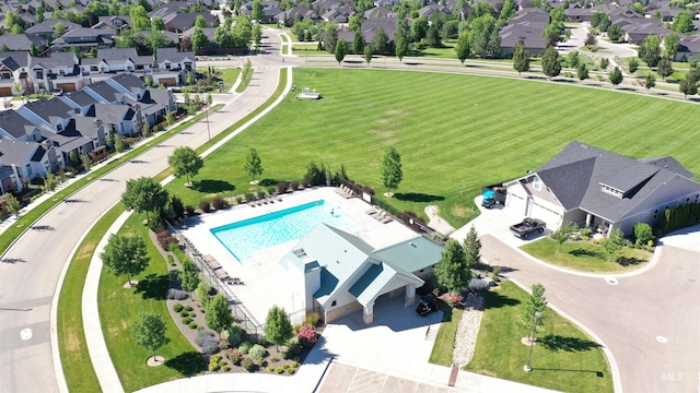3998 W Caragana Ct, Meridian, ID 83646 - drone / aerial view featuring a residential view