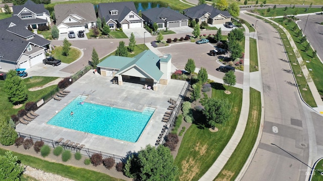 3998 W Caragana Ct, Meridian, ID 83646 - drone / aerial view with a residential view