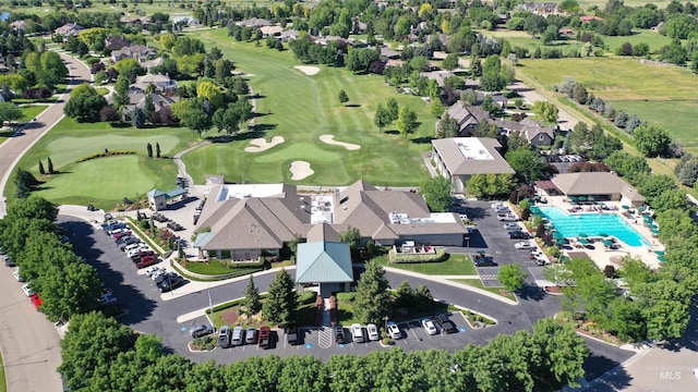 3998 W Caragana Ct, Meridian, ID 83646 - aerial view featuring golf course view