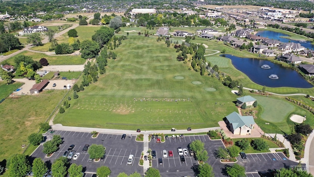 3998 W Caragana Ct, Meridian, ID 83646 - birds eye view of property with a water view