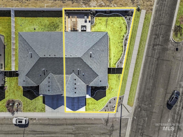 view of property location featuring property parcel outlined
