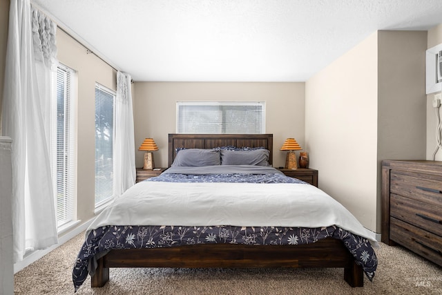bedroom featuring carpet flooring
