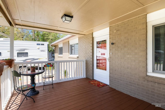 view of deck