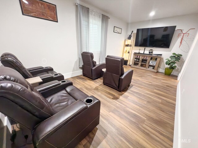 7063 S Pear Blossom, Meridian, ID 83642 - living area featuring wood finished floors and recessed lighting