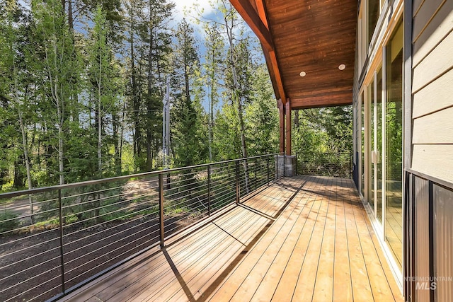 1 Caribou Pkwy, Cascade, ID 83611 - view of deck