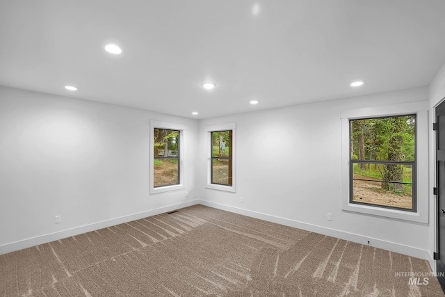 1 Caribou Pkwy, Cascade, ID 83611 - empty room featuring recessed lighting, baseboards, and carpet flooring