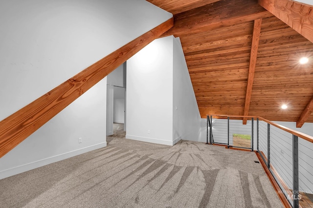 1 Caribou Pkwy, Cascade, ID 83611 - bonus room featuring wooden ceiling, carpet flooring, and baseboards