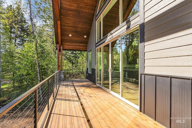 1 Caribou Pkwy, Cascade, ID 83611 - view of wooden terrace