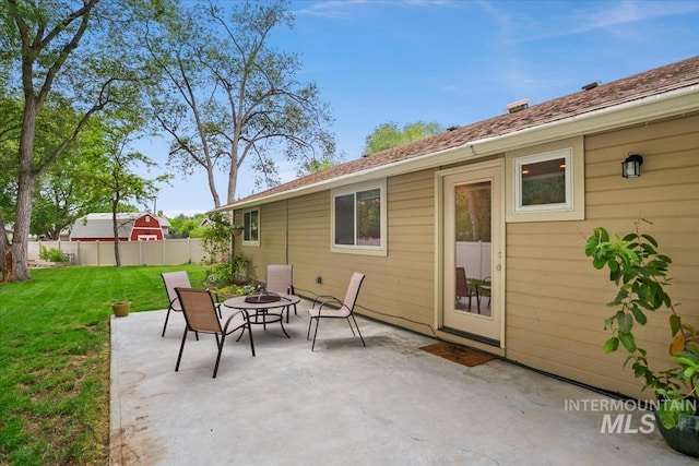 1901 W Cherry Ct, Boise, ID 83705 - view of patio / terrace featuring an outdoor fire pit