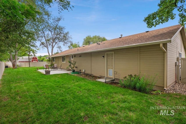 1901 W Cherry Ct, Boise, ID 83705 - back of house with a patio area and a fenced backyard