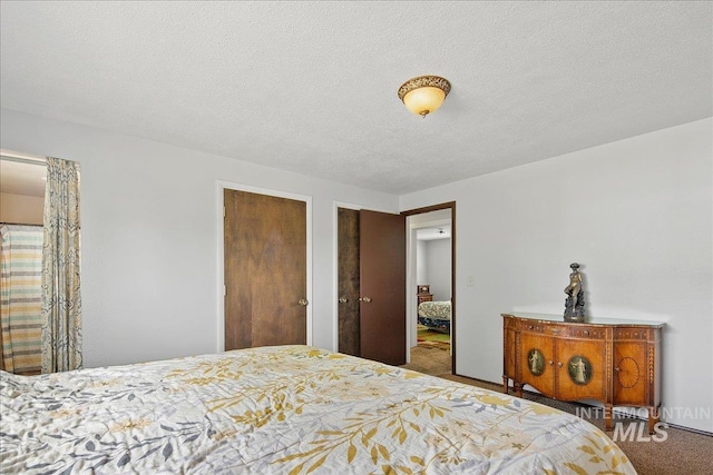 3600 S Robinson Blvd, Nampa, ID 83686 - carpeted bedroom with two closets and a textured ceiling