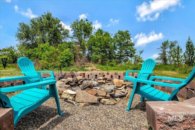 3600 S Robinson Blvd, Nampa, ID 83686 - view of property's community featuring a fire pit
