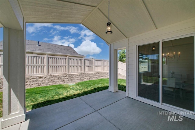 4603 S Hennessy Ave, Meridian, ID 83642 - fenced backyard with a patio