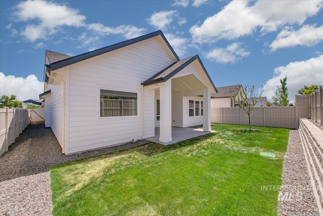 4603 S Hennessy Ave, Meridian, ID 83642 - back of house with a patio and a fenced backyard