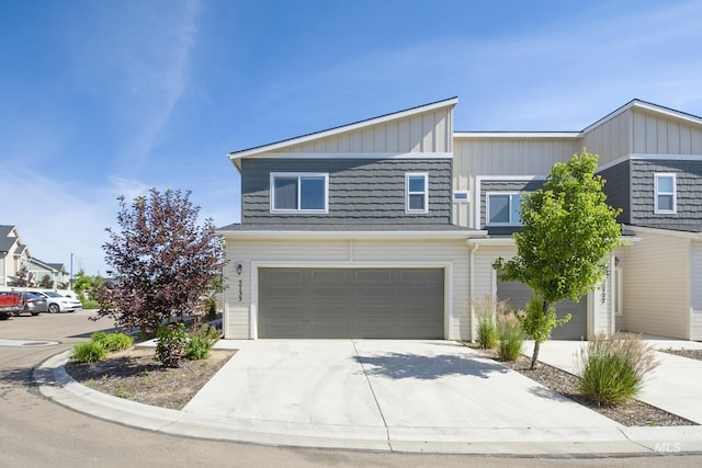 5733 E Bollo St, Nampa, ID 83687 - view of front of property with an attached garage and driveway