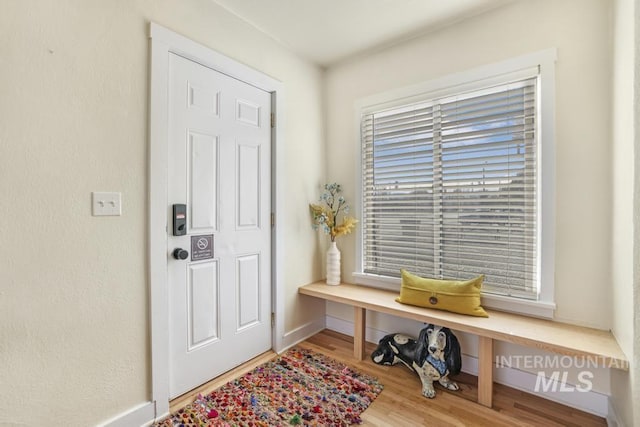 1138 Normal Ave, Burley, ID 83318 - foyer with wood finished floors and baseboards