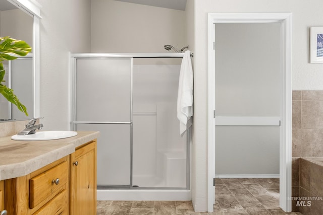 315 Bard Ave, Middleton, ID 83644 - full bath with a shower stall and vanity