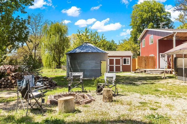 315 Bard Ave, Middleton, ID 83644 - view of yard featuring a fire pit