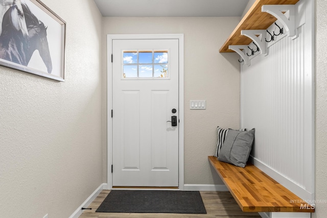 315 Bard Ave, Middleton, ID 83644 - mudroom featuring wood finished floors and baseboards