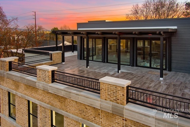 55 E State St Unit 303, Eagle, ID 83616 - view of deck at dusk