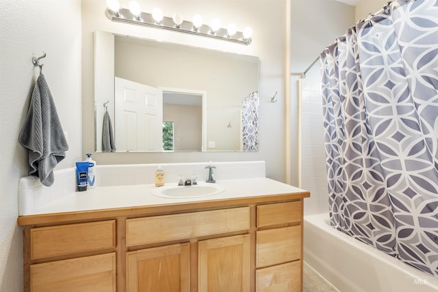 3189 S Kramer Ln, Boise, ID 83706 - full bath featuring shower / bath combination with curtain and vanity