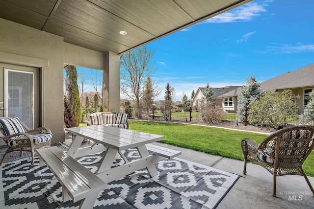 1315 N Luge Ave, Eagle, ID 83616 - view of patio / terrace with outdoor dining space