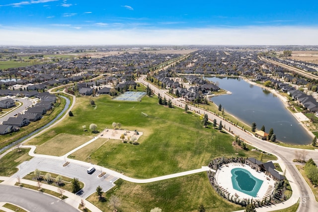1315 N Luge Ave, Eagle, ID 83616 - aerial view of property's location featuring a nearby body of water, nearby suburban area, and a pool