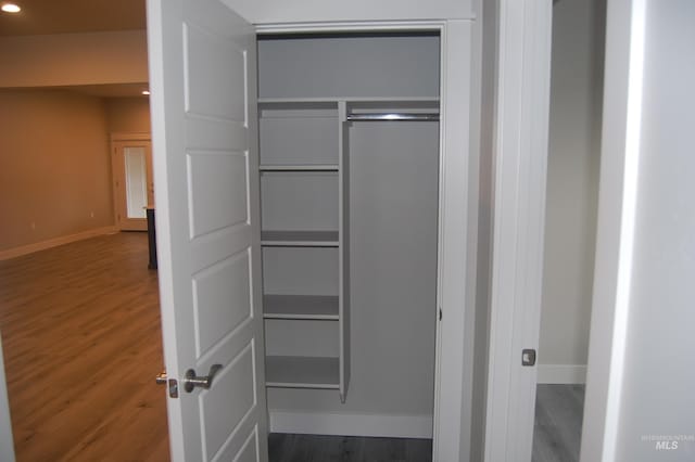 view of closet