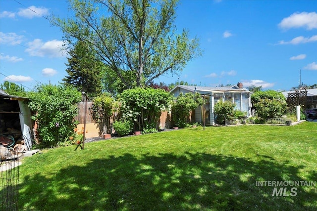 view of yard