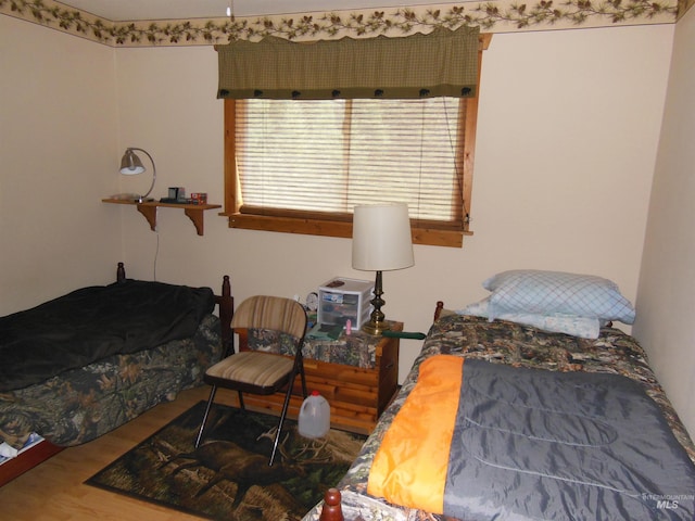 3695 W Mountain Rd, Anatone, WA 99401 - bedroom with wood finished floors