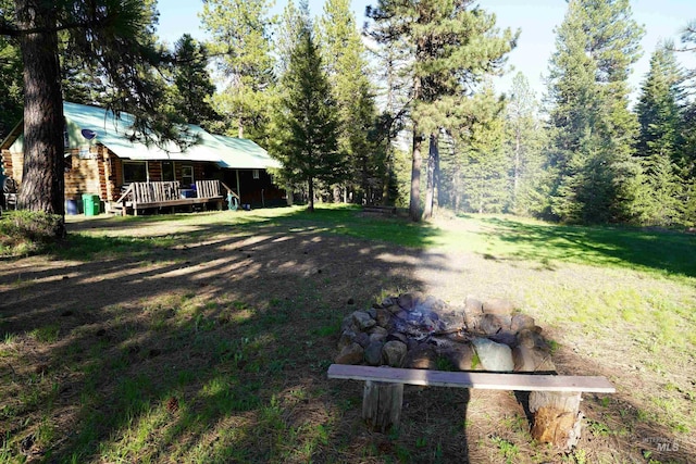3695 W Mountain Rd, Anatone, WA 99401 - view of grassy yard featuring a view of trees