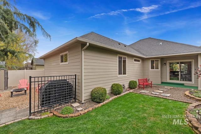 2479 N Devlin Ave, Meridian, ID 83646 - back of property with a shingled roof