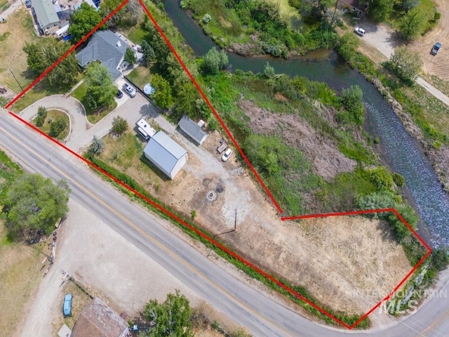 8466 W Idaho Blvd, Letha, ID 83636 - aerial view of property and surrounding area featuring property parcel outlined