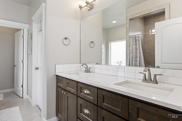 1010 Blueridge Dr, Kimberly, ID 83341 - bathroom featuring double vanity and a tile shower