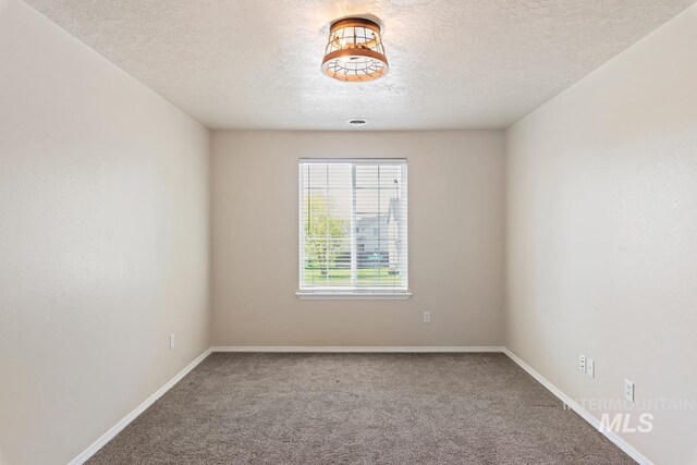 7362 S Shadowmoss Ave, Boise, ID 83709 - empty room with carpet floors, a textured ceiling, and baseboards