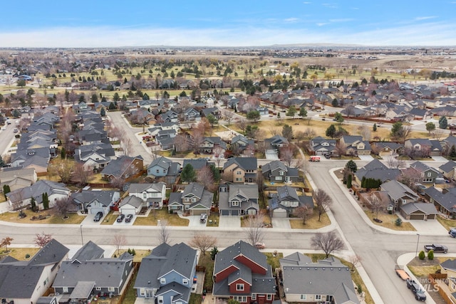 birds eye view of property featuring a residential view