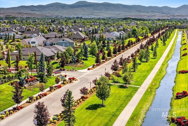 1427 N Morehouse, Eagle, ID 83616 - aerial view of residential area with a water and mountain view
